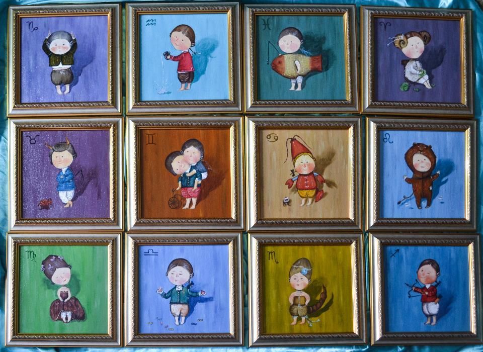 Продам картину "Знаки зодіака" (репродукція Гапчинської)