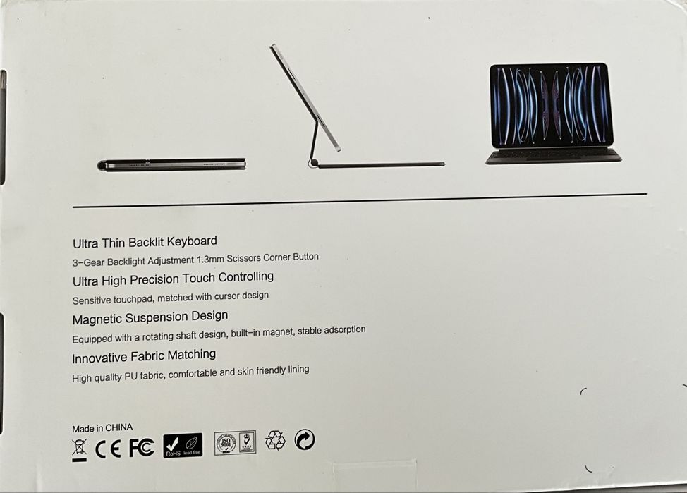 Capa com Teclado + Heardphones P9