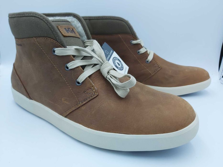 NOWE botki hh Helly hansen geron skorzane brązowe trzewiki rozmiar 46
