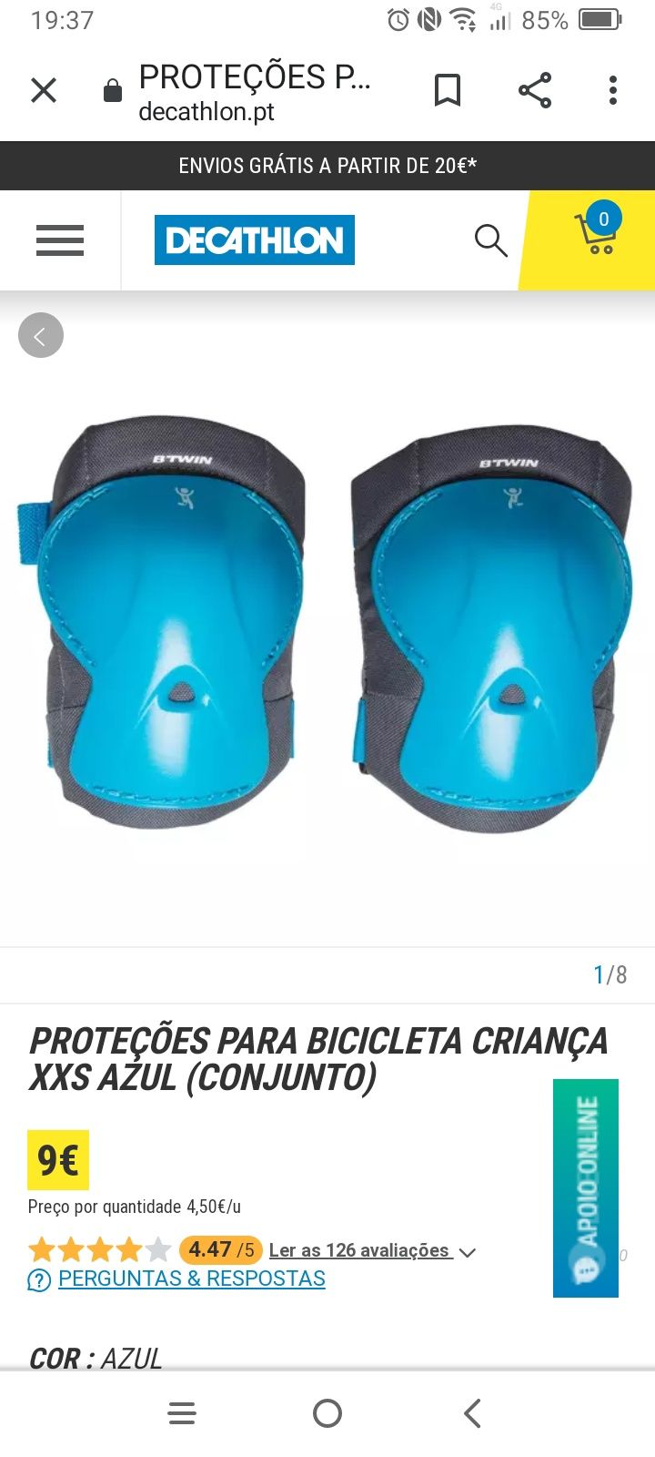 Kit proteção bicicleta