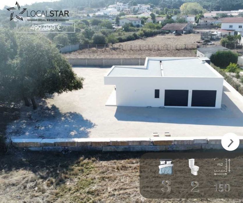 Moradia T3 - Térrea, moderna com jardim, espaço e privacidade