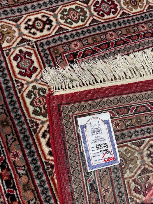 Jak nowy wełniany kaszmirowy dywan perski Indo Mir 365x255 gal 20 tyś