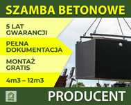 Szamba Betonowe 10m3 i inne Zbiorniki na Deszczówkę, SZAMBO , Piwnica