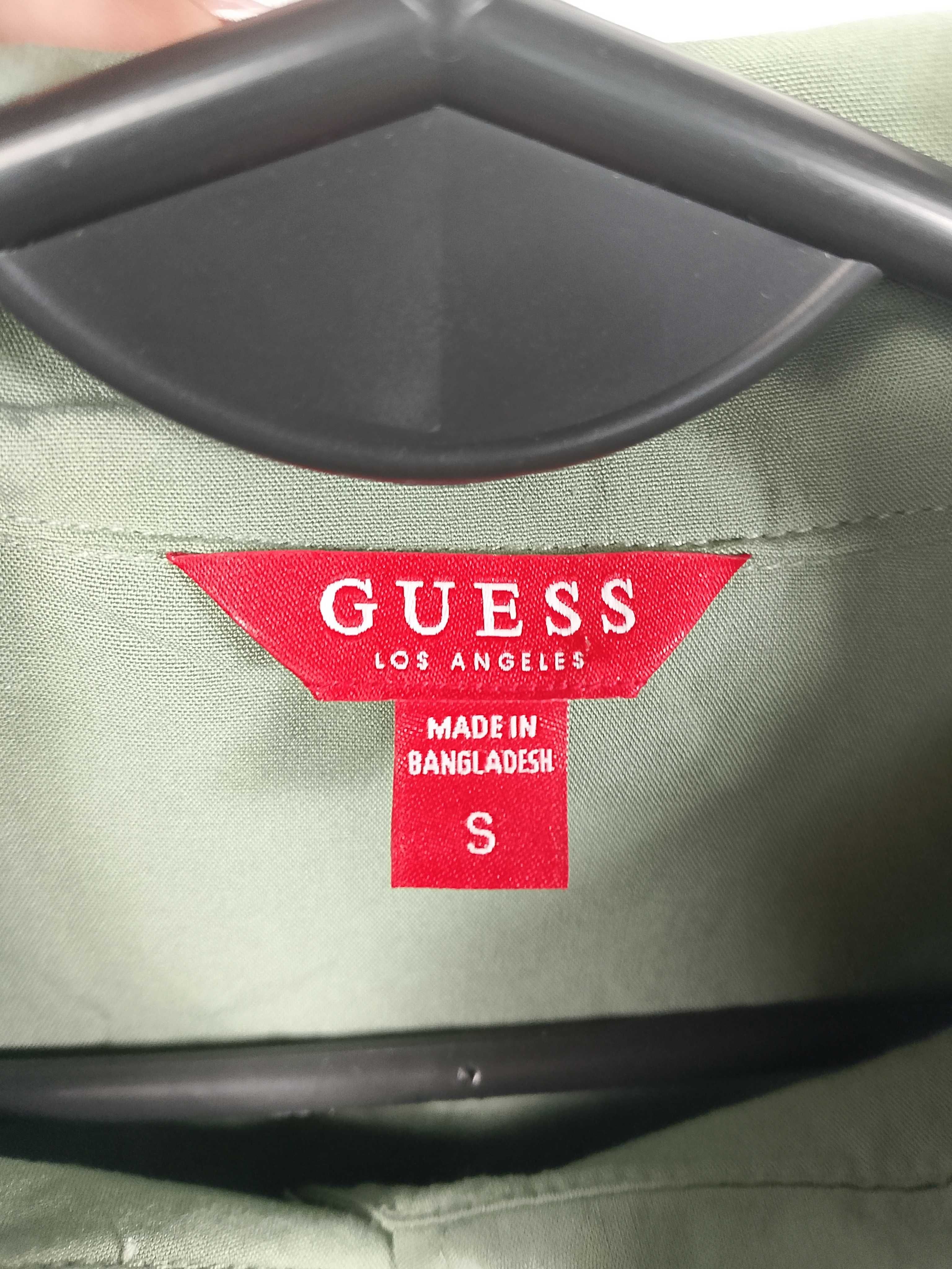 Guess koszulowa sukienka z paskiem S