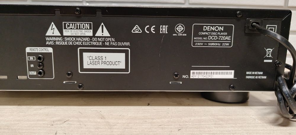 Odtwarzacz CD DENON DCD-720ae USB, mp3