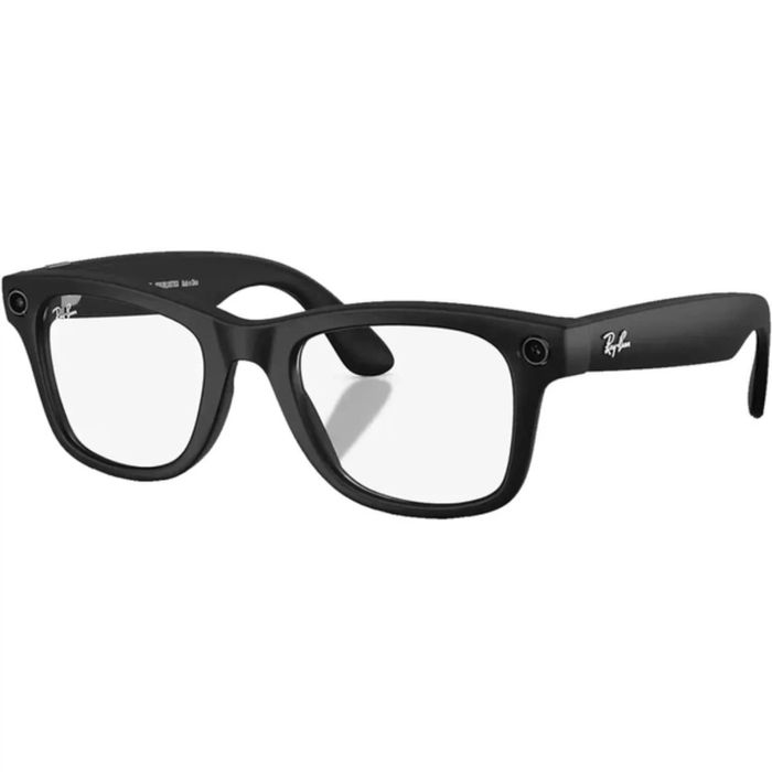 Ray-Ban Meta Wayfarer [Gen 2] Standard Matte Black / Clear Lenses