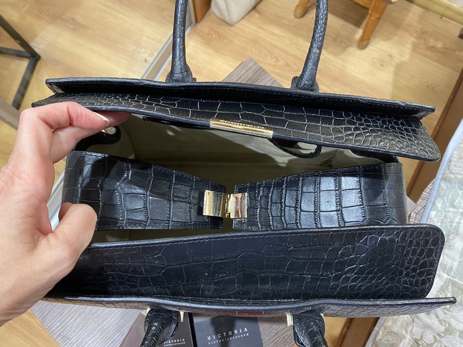 Сумка тоут кожа под рептилию VB