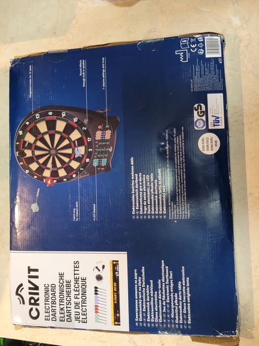 Tarcza elektroniczna dart crivit