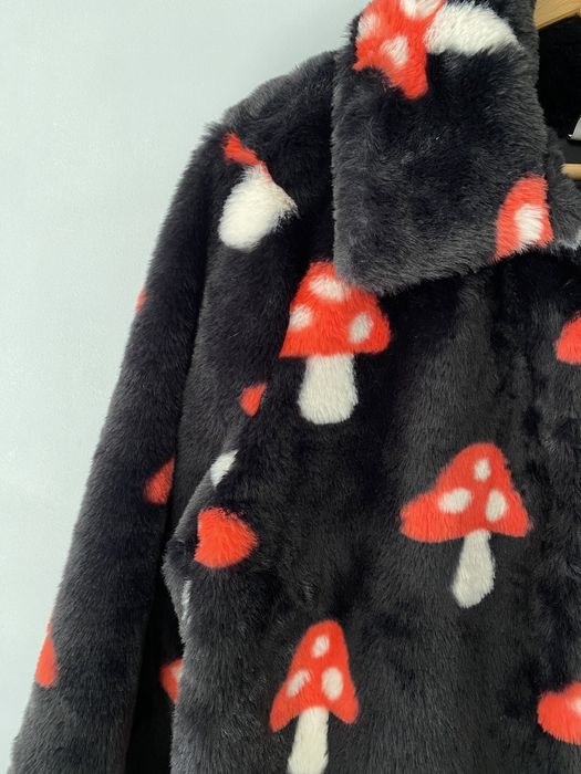 Futerko płaszcz szlafrokowy we wzory miś grzybki muchomory