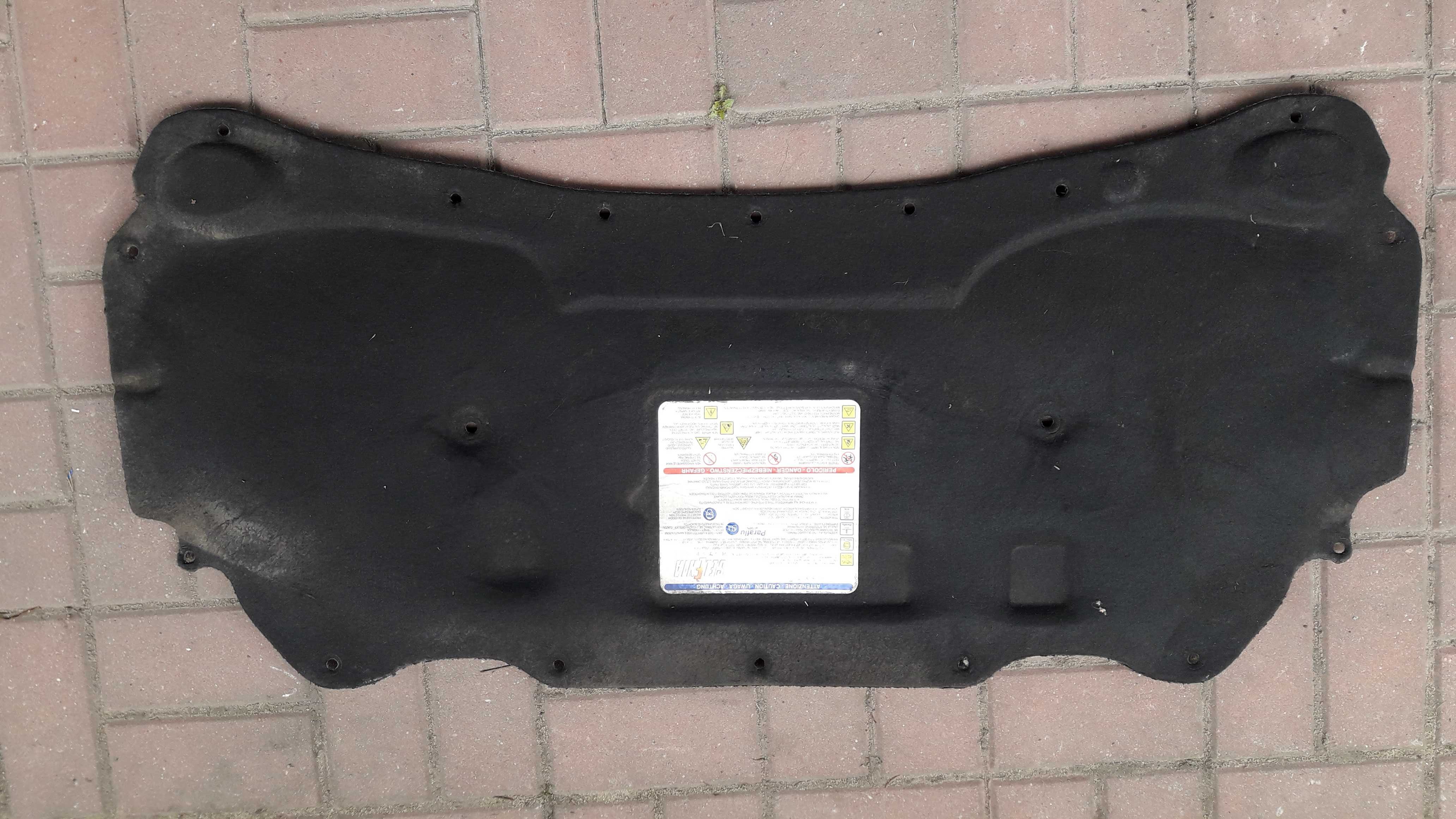 Wyciszenie wykładzina maski Fiat Panda II pasuje od 03 do 12 r.