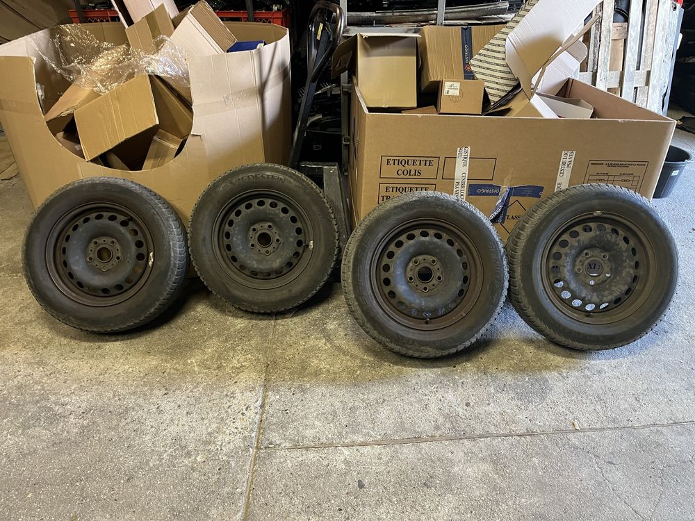 Kola zimowe 195/65 R15 5x112 vw audi seat skoda