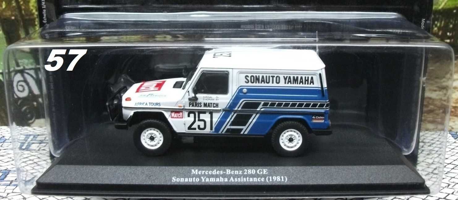 Assistência rally - Opel, Mercedes, Fiat, VW,, Renault  Altaya -1:43