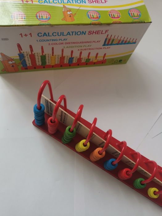 Zabawka drewniana liczydełko