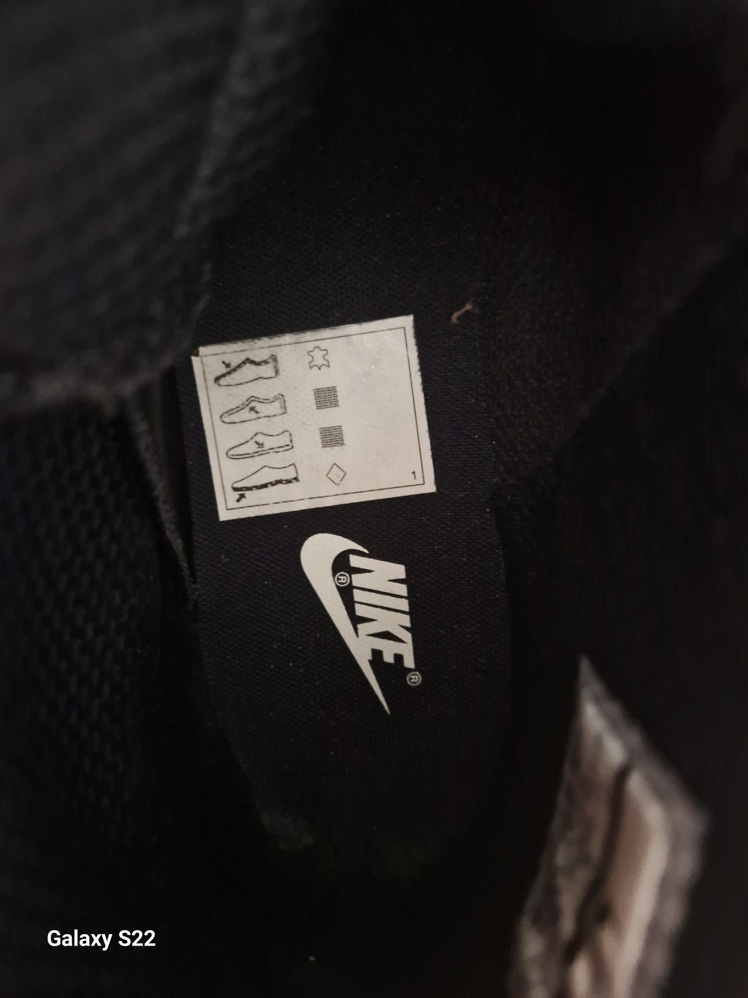 Високі кросівки Nike,  замш синій,  25см по стельці