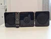 Sistema de som Mitsai

Sistema de som mitsai CM1006, com leitor de CD,