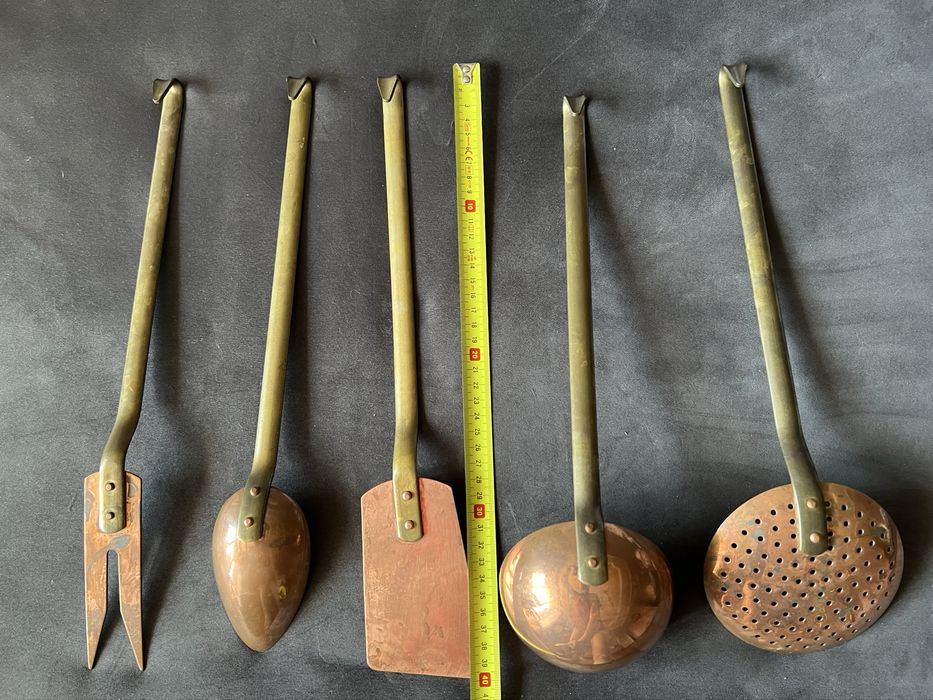 Мідний кухонний набір