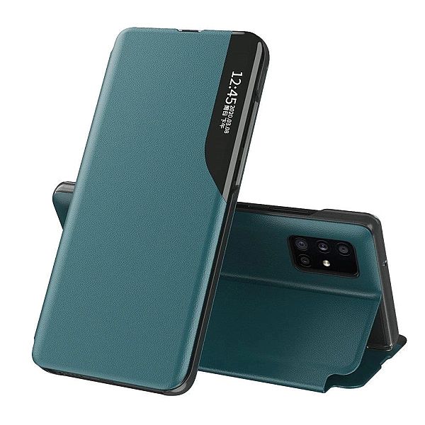 Etui Eco Leather View Case z klapką do Samsung Galaxy S20 Ultra zielon