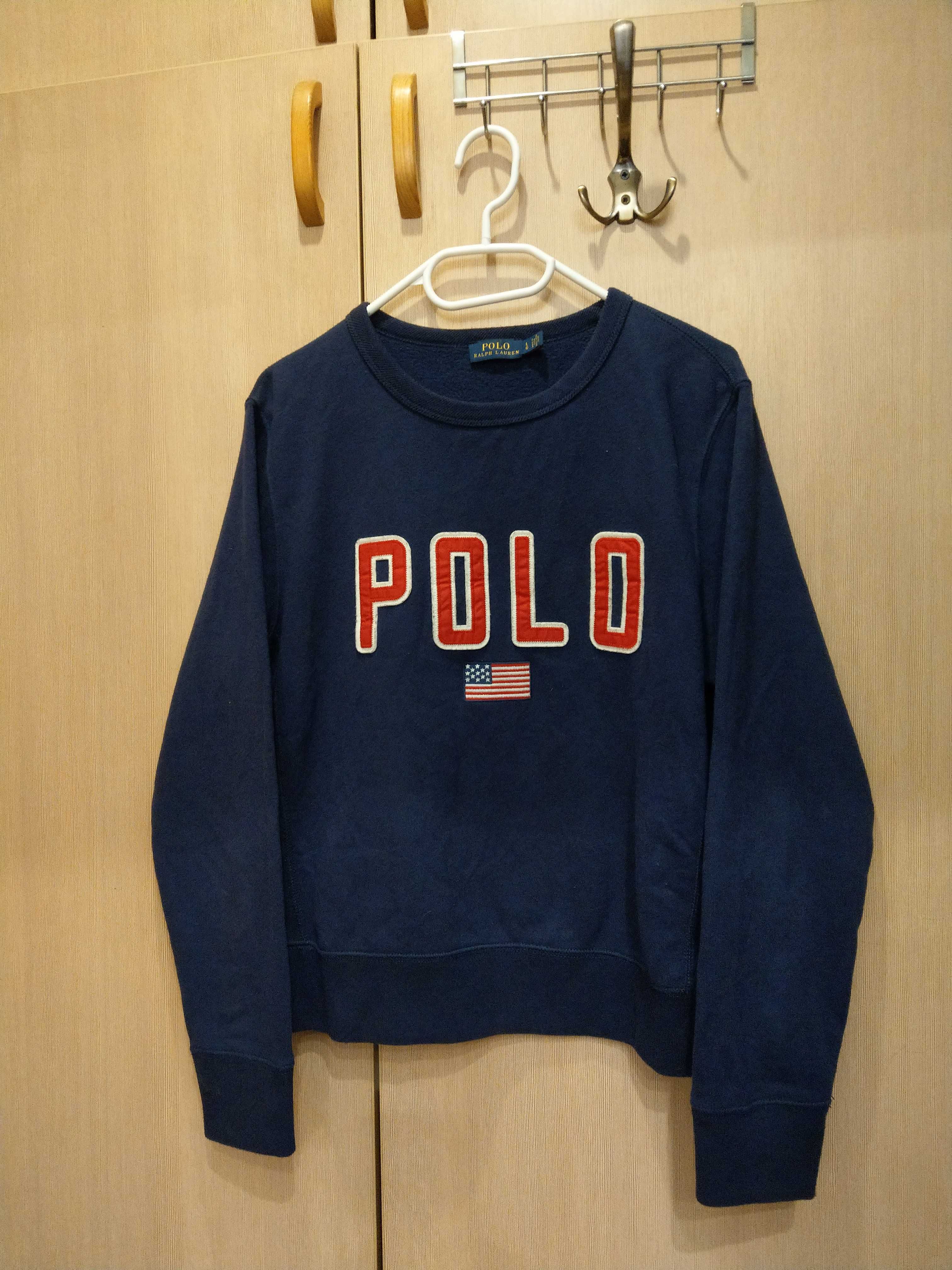 bluza damska crewneck Ralph Lauren central haft logo