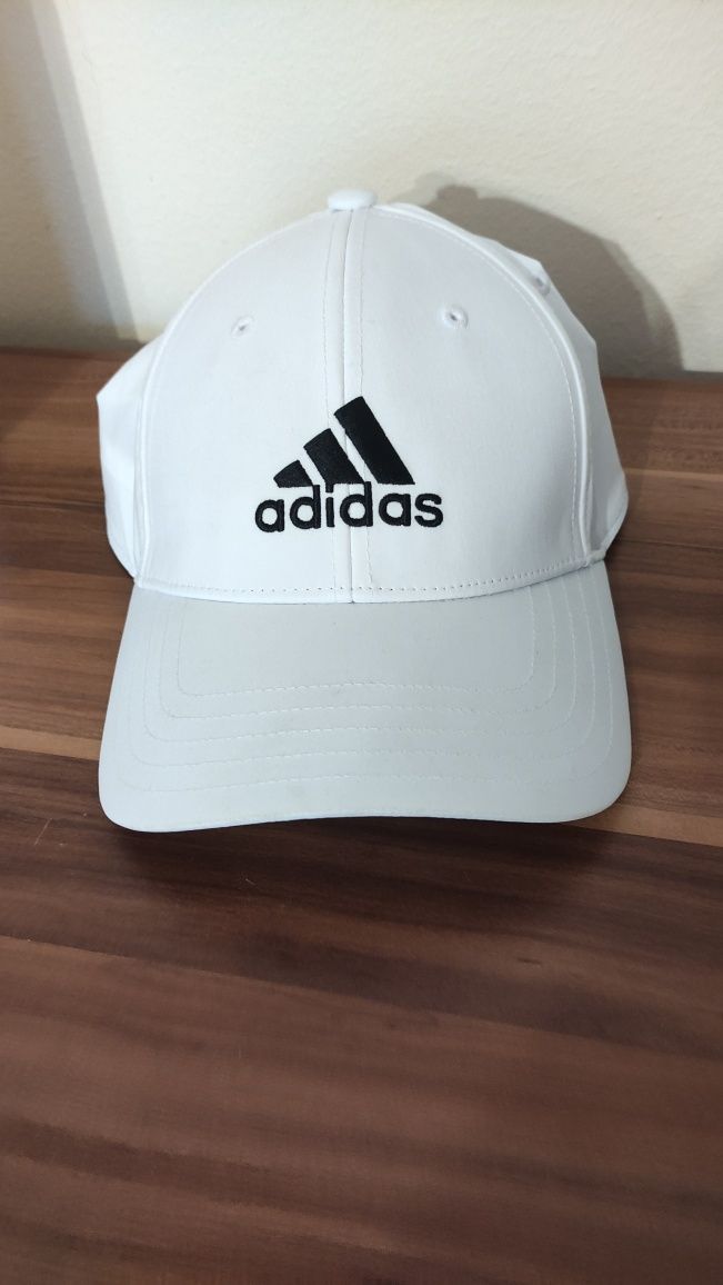 Adidas NOWA Biała Czapka z daszkiem Bejsbolówka Kaszkiet sportowy