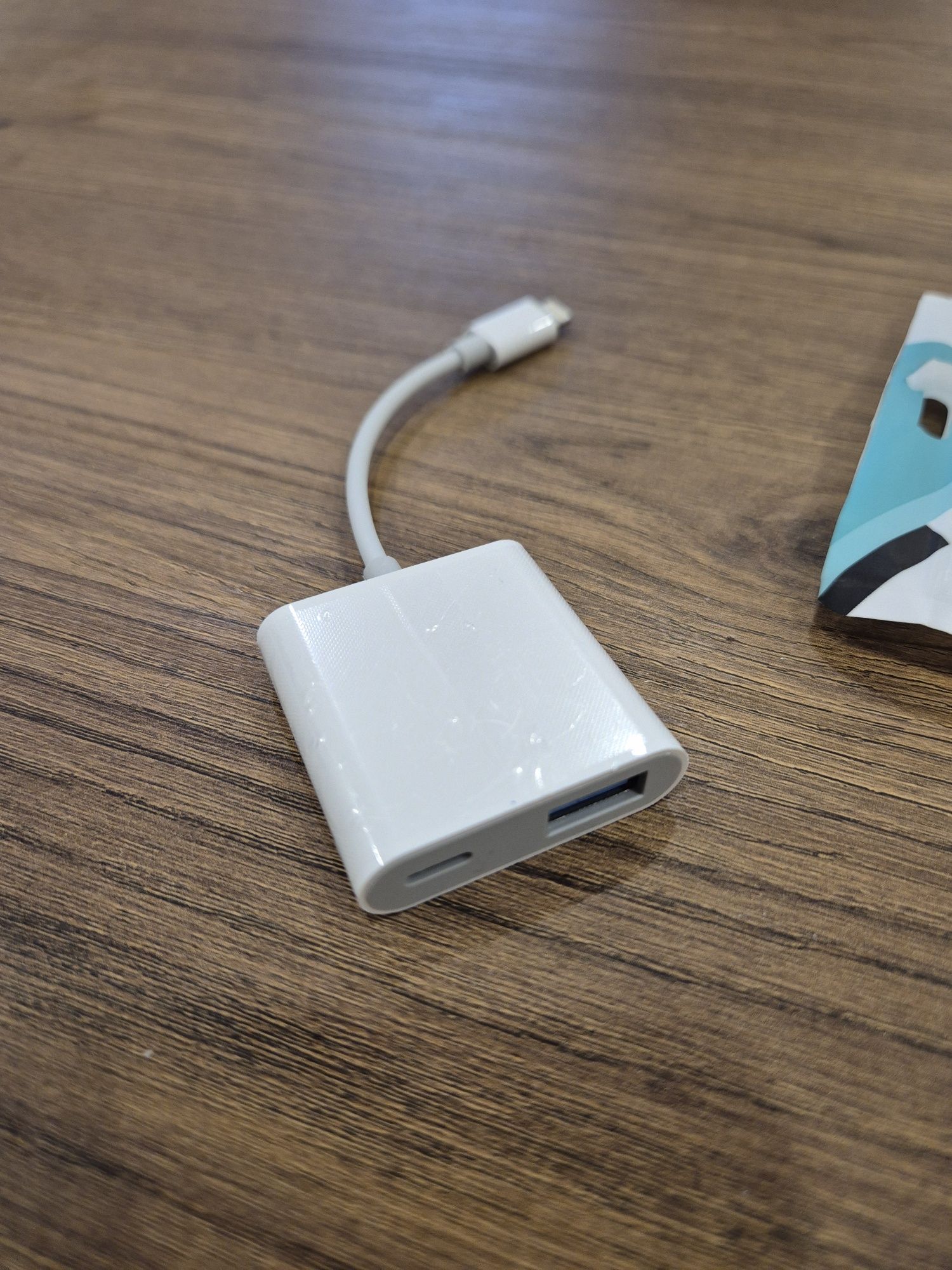 Adaptador Lightning para USB 3 da Apple.