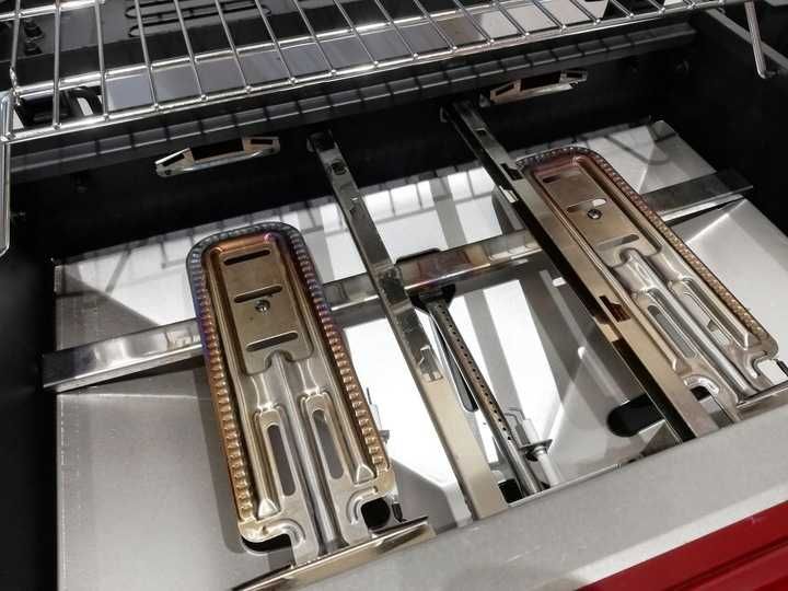 Turystyczny GRILL GAZOWY ElFuego  MEDISON + AROMATYZER z reduktorem !