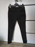 Czarne spodnie skinny proste rurki Zara jeansy