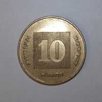 Продам монету номиналом 10 агорот Израиль