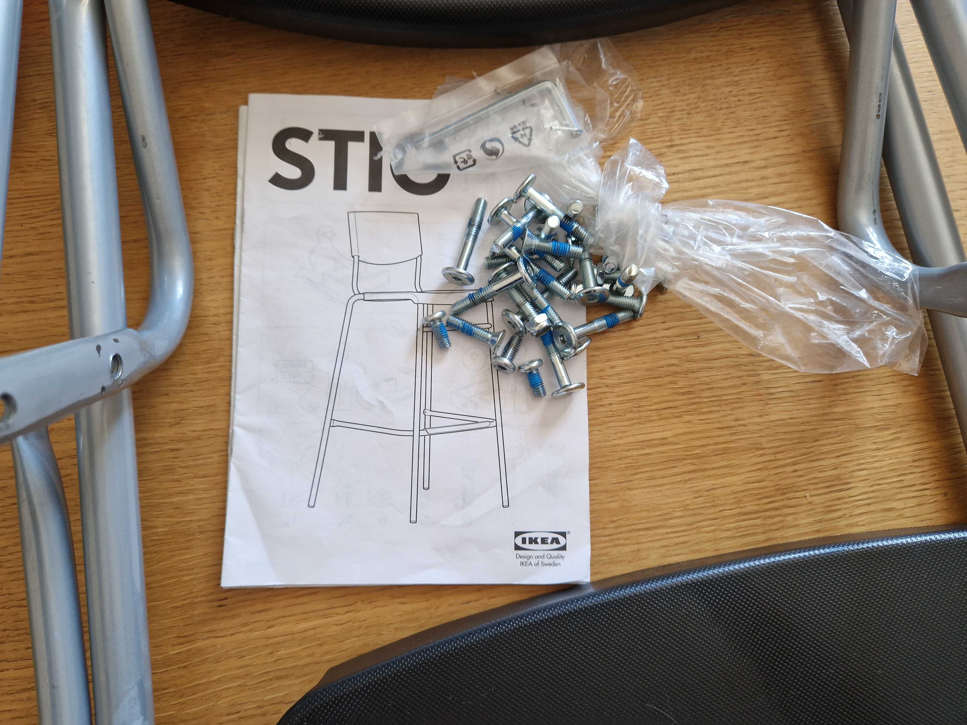 Stołki barowe/ hokery Ikea Stig /2 sztuki - cena za komplet