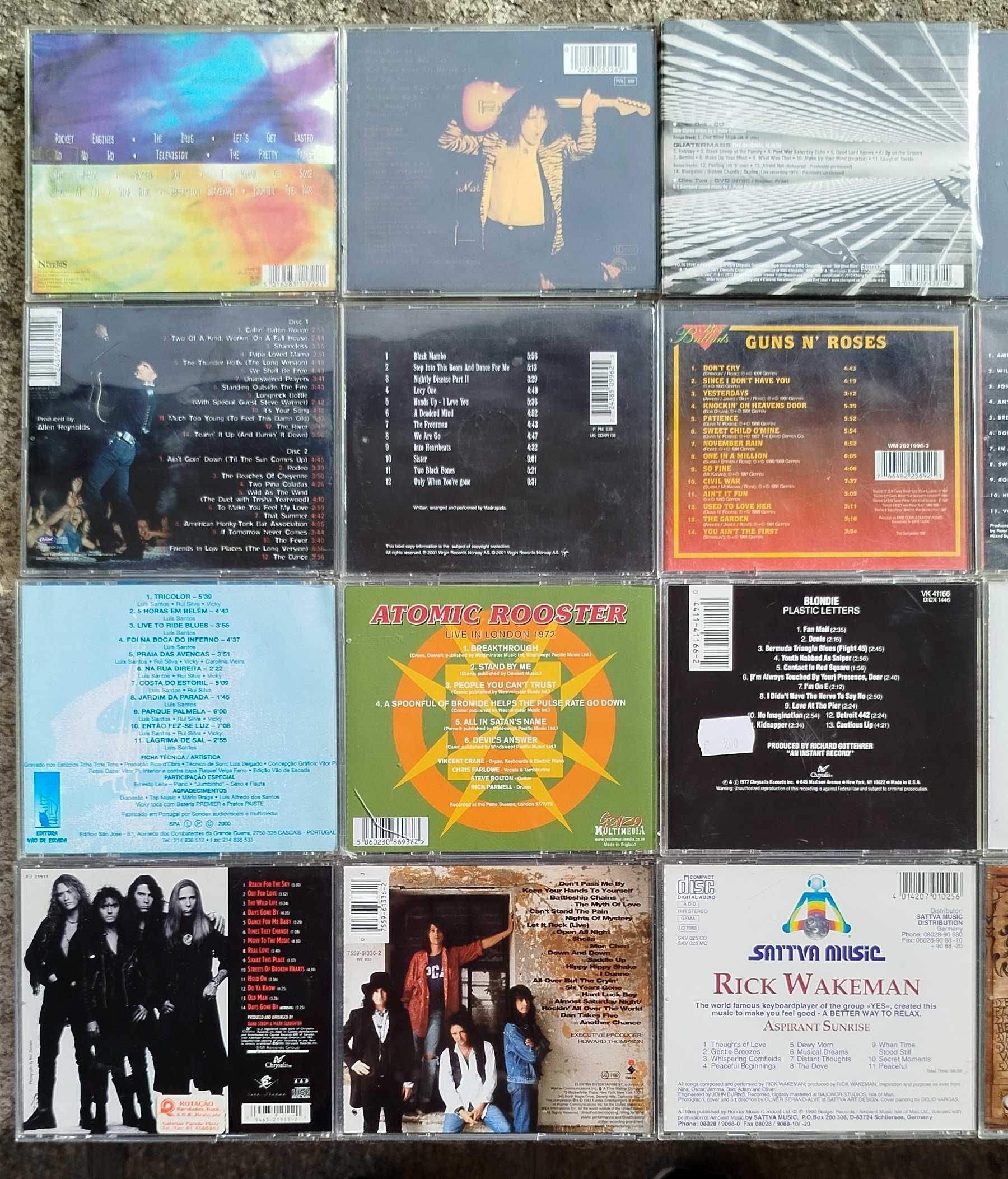 CDs Música Hard ROCK Melódico AOR Metal Pop Raridades TODOS=165€