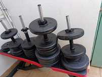 KIT COMPLETO DE MUSCULAÇÃO - À venda, como novo - €290