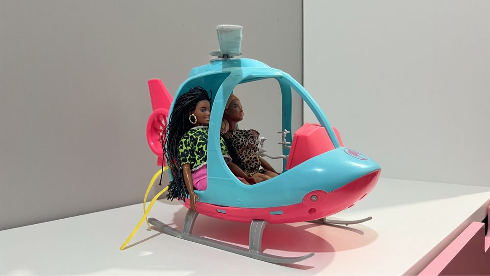 Barbie helikopter wraz z lalkami