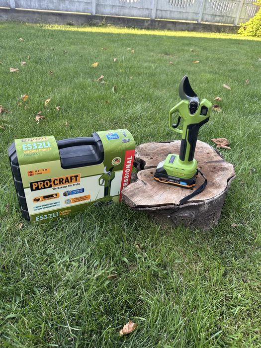 ProCraft ES32Li — 2390 грн акумуляторний секато з безщітковим двигуном