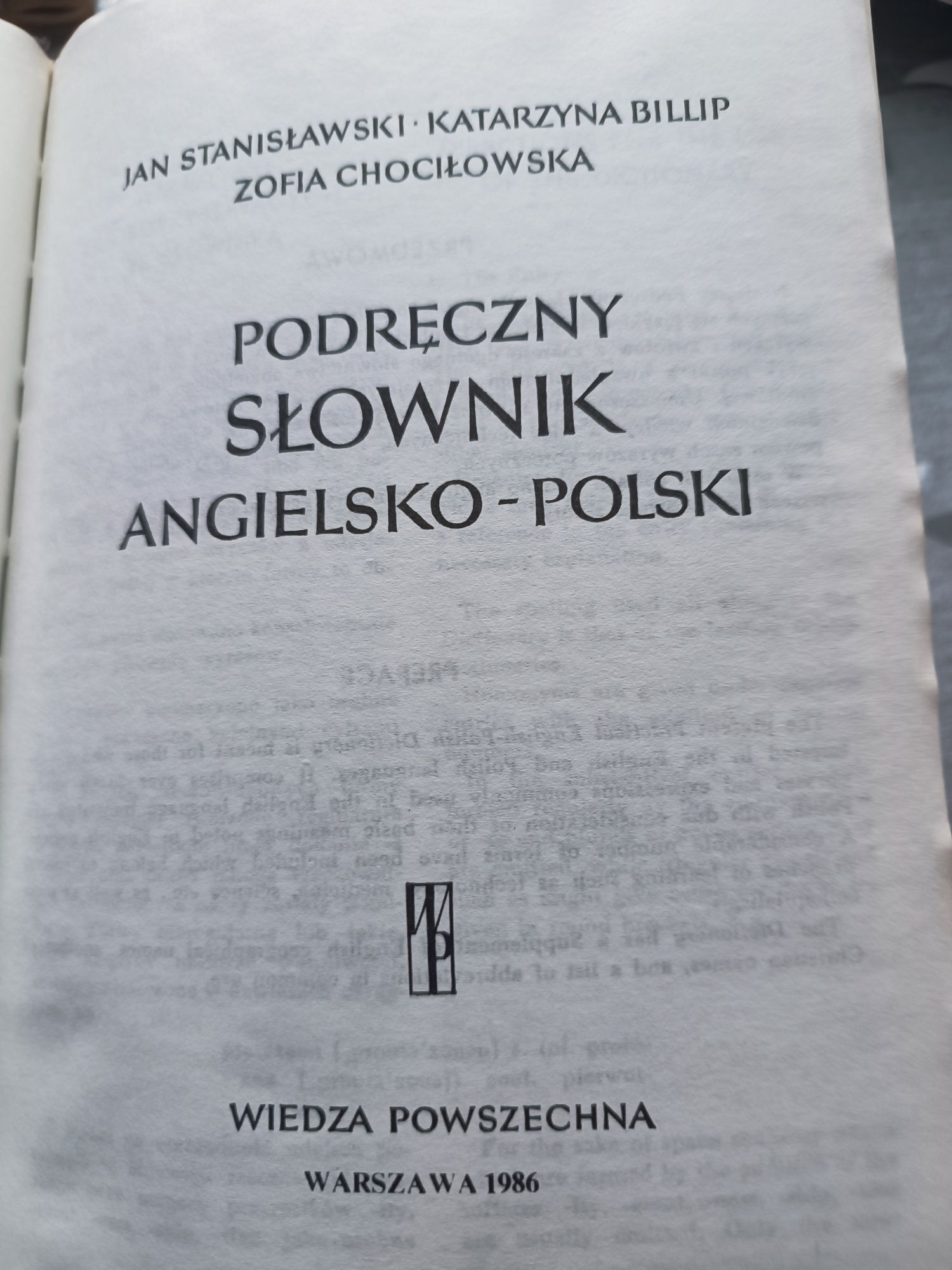 Podręczny słownik angielsko-polski