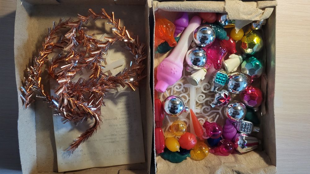 Ёлочные игрушки СССР набор