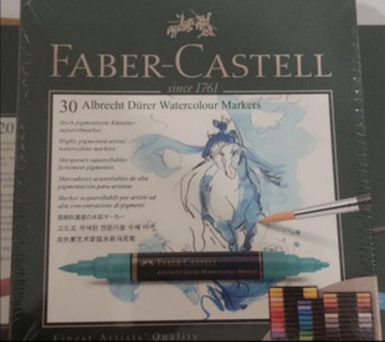 Conjunto de 30 Marcadores de Aquarela Albrecht Dürer da Faber-Castell