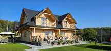 Domek z kominkiem  Bieszczady Polańczyk Solina Jacuzzi