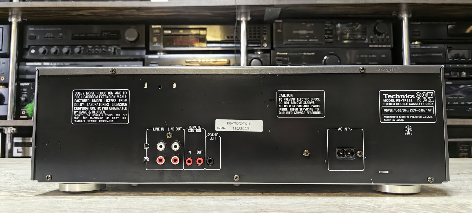 Касетний програвач Technics RS-TR232