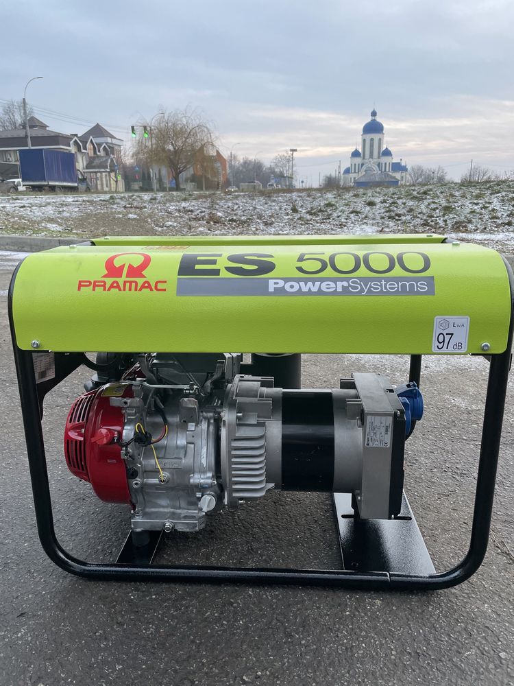 Бензиновий генератор Pramac ES5000 4.6 kw мотор Honda