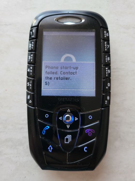 Siemens sx1 uszkodzony czarny