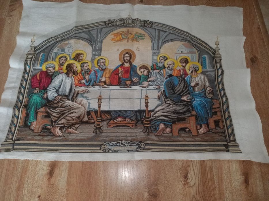 Ogromny obraz haft krzyżykowy