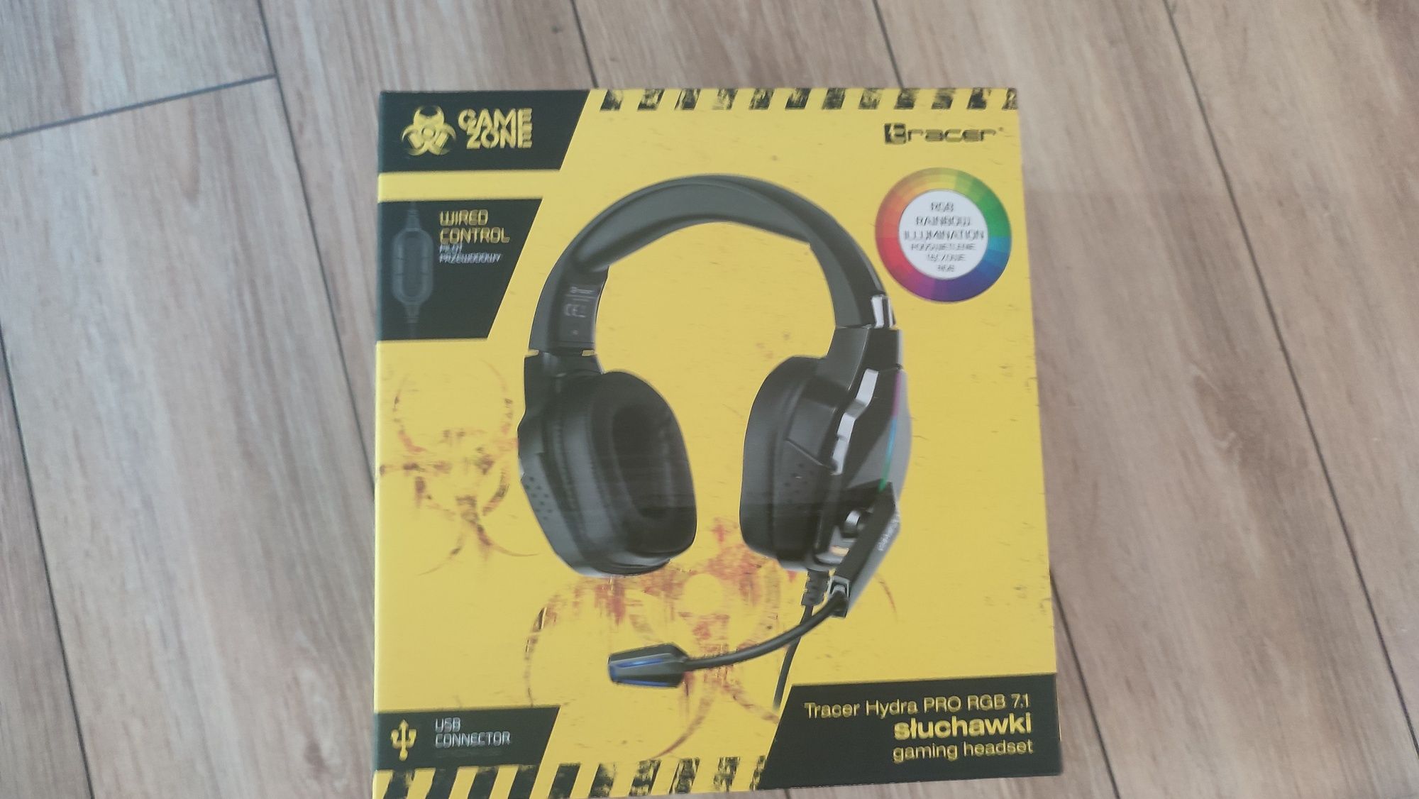 słuchawki gamingowe hydra pro RGB 7.1