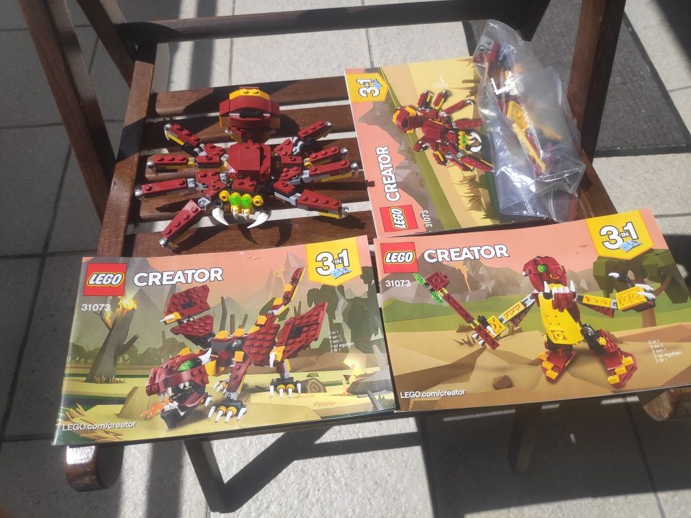 Lego creator 31073 3w1 Mityczne stworzenia