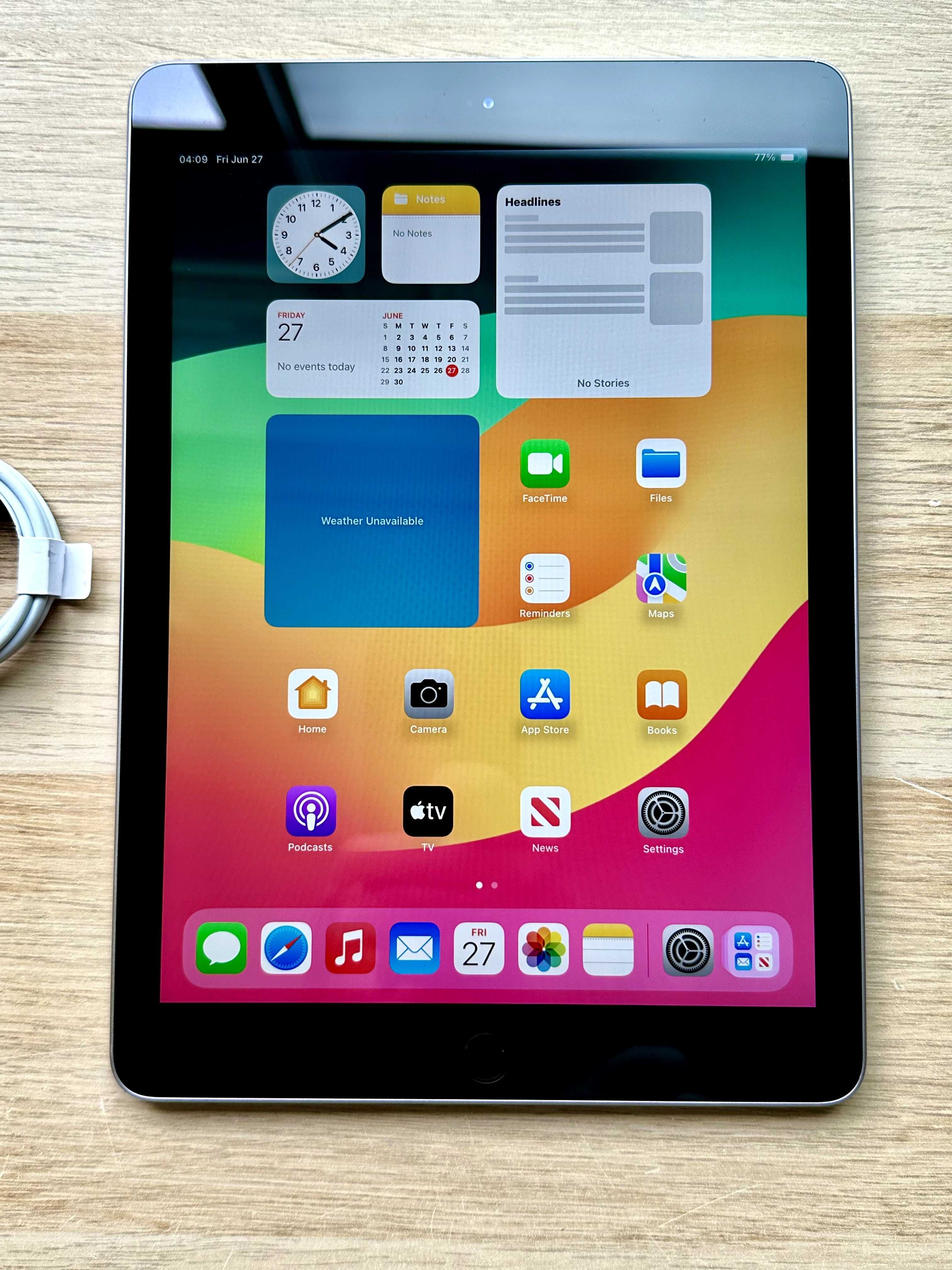 iPad 6 32GB Czarny – 94% Baterii 126 cykli, Sprawny, Bez Blokad