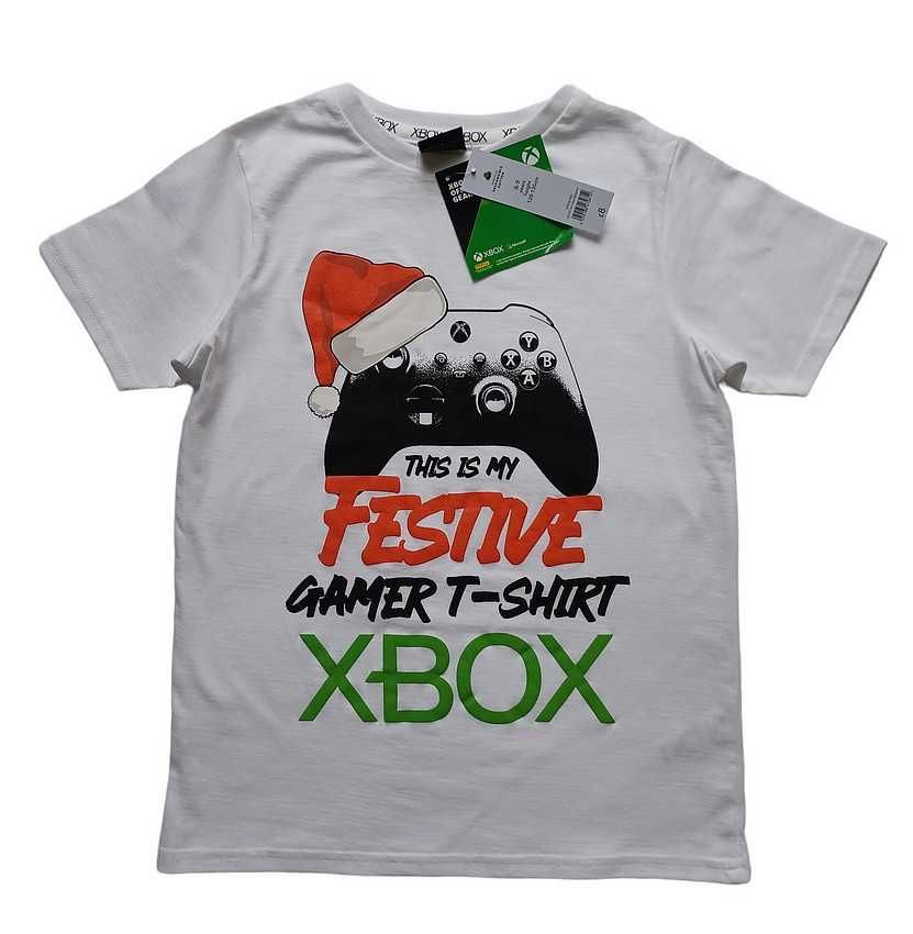 A6869 GEORGE bluzka świąteczna Xbox 13-14 lat 158-164