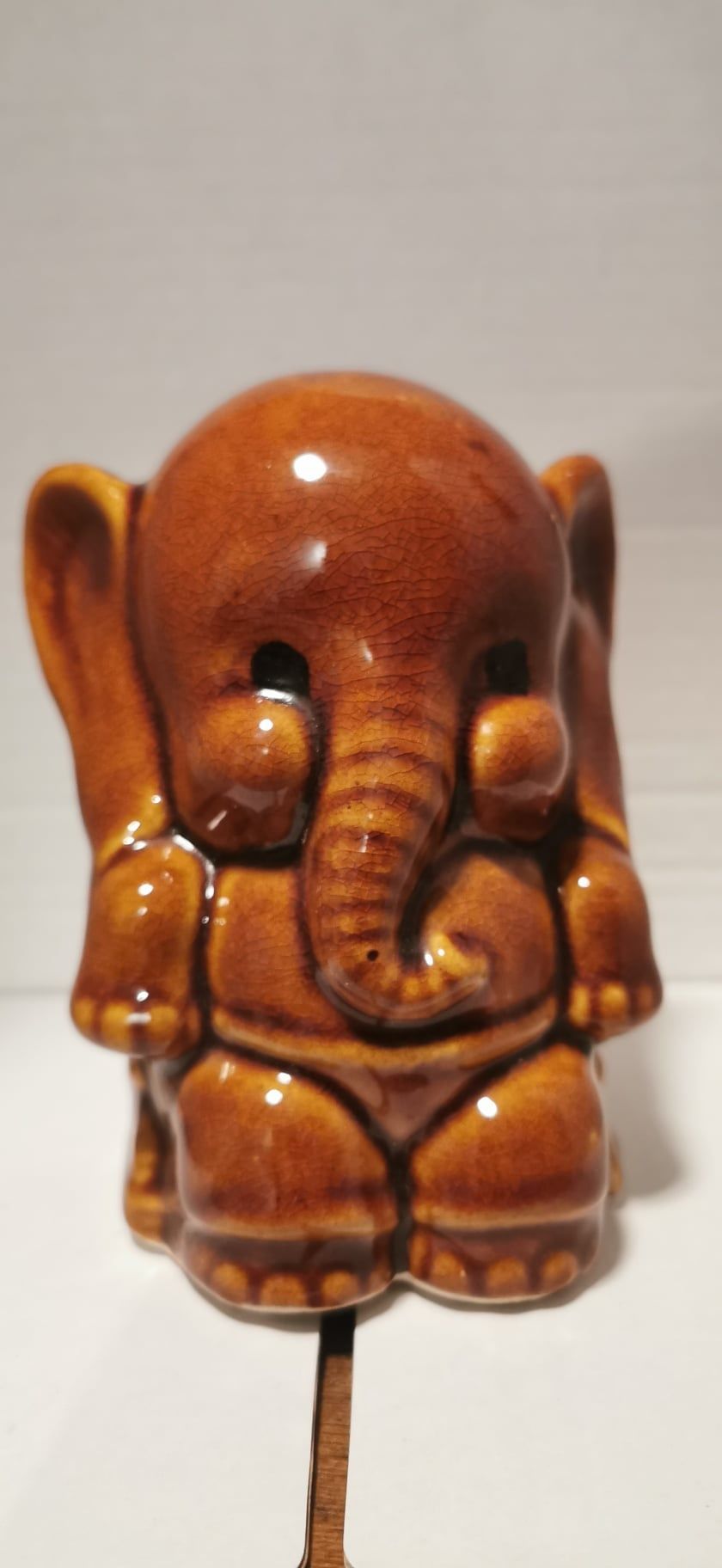 Słoń ceramiczny PRL