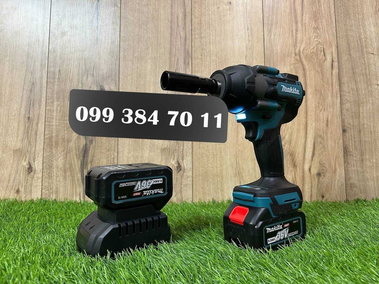 Акумуляторний Гайковерт для откручування колес Makita на 850Hm 2 АКБ