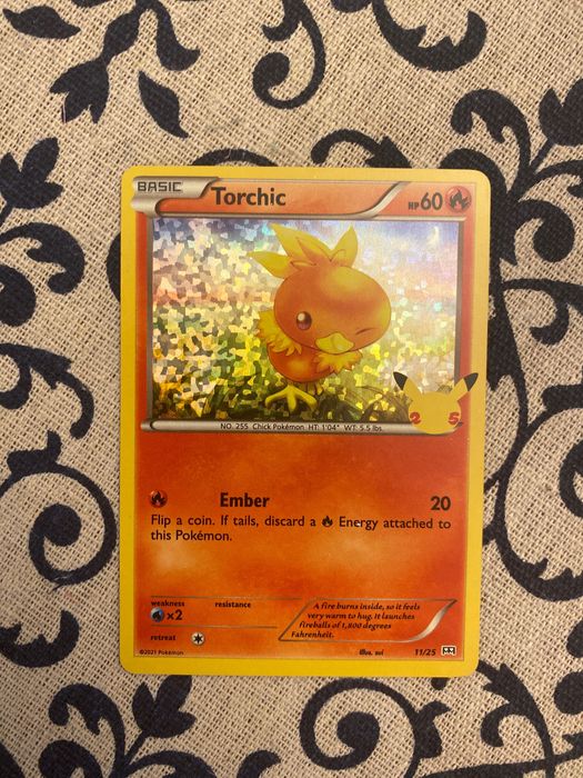 Karta pokemon Torchic McDonald's Collection 25th Anniversary - Holo
