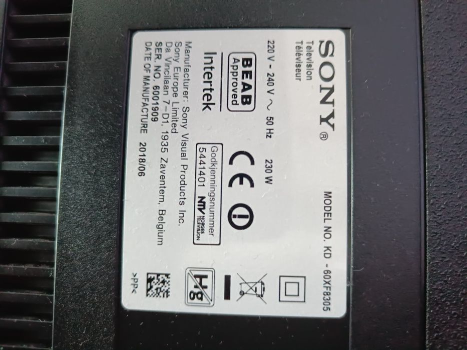 Telewizor SONY 60'