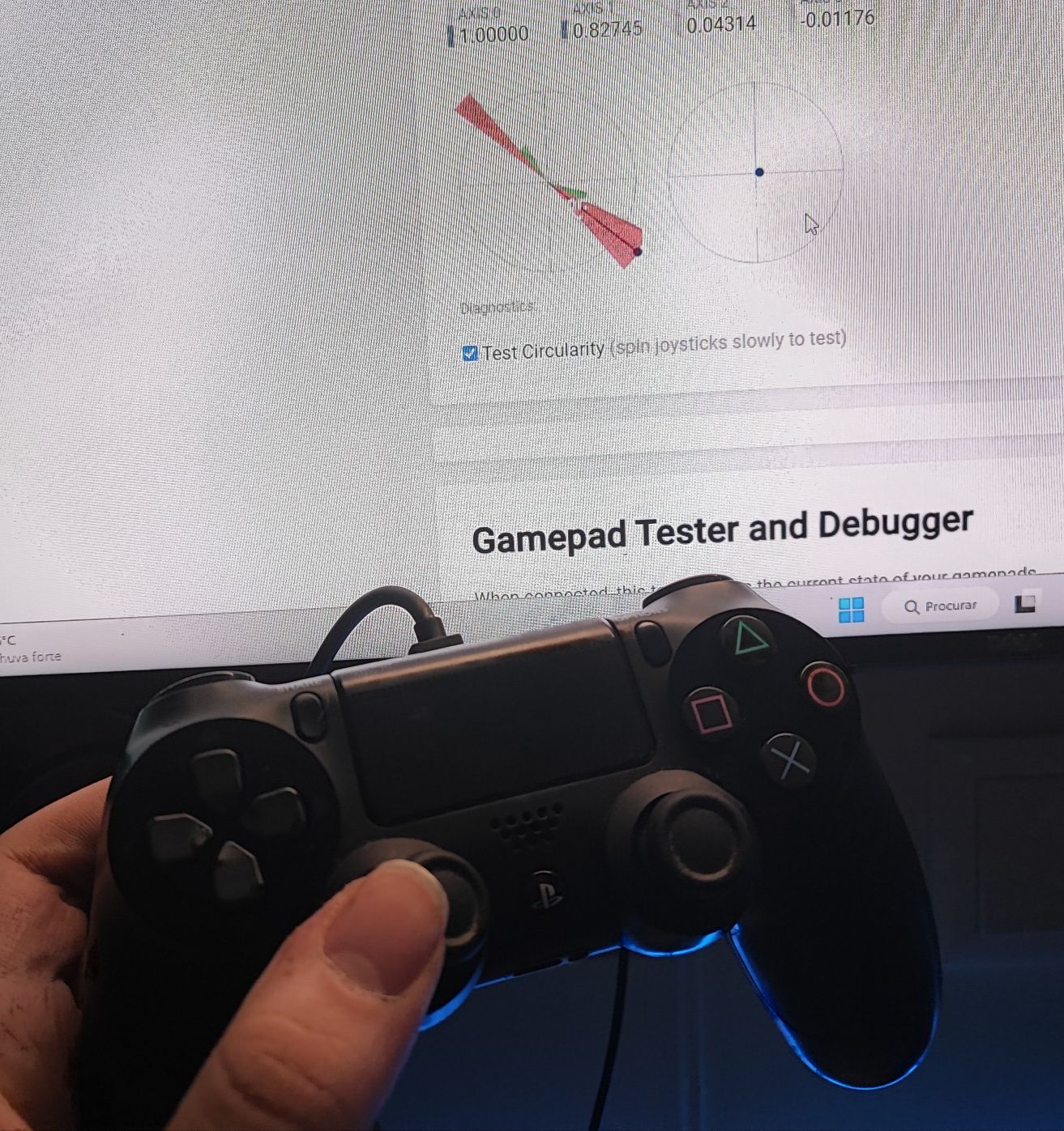 Comando Dualshock 4 V1 (para peças)