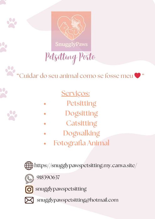 Petsitting Porto e arredores